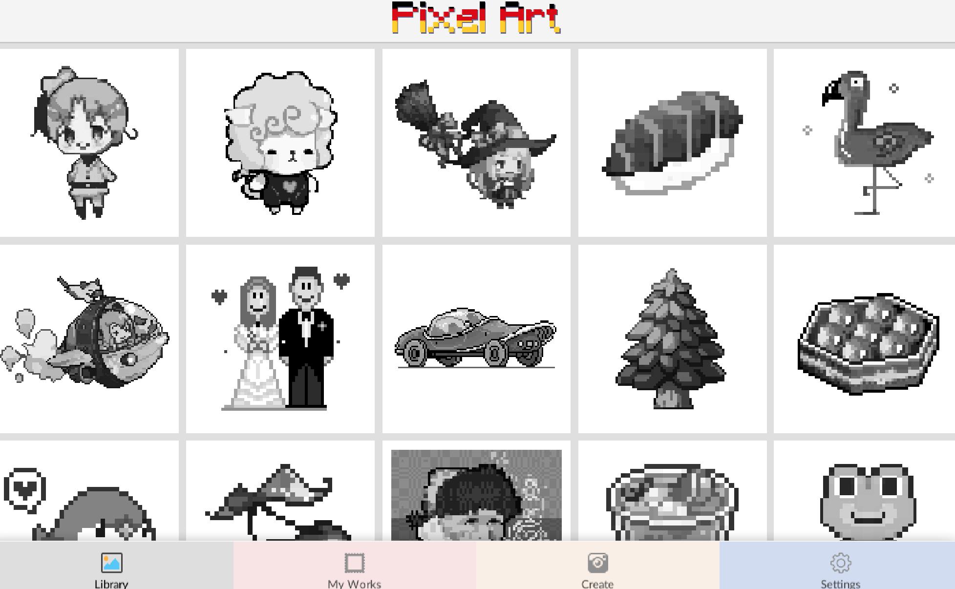 Pixel Artist - Relaxing Coloring Game by Numbers_截图_3