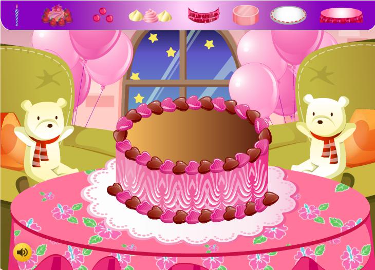 蛋糕的装饰 - 女孩游戏_截图_2