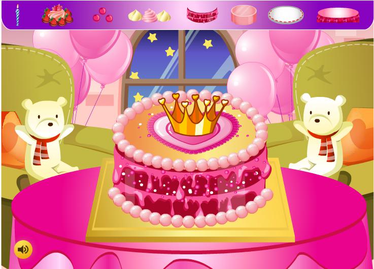 蛋糕的装饰 - 女孩游戏_截图_5