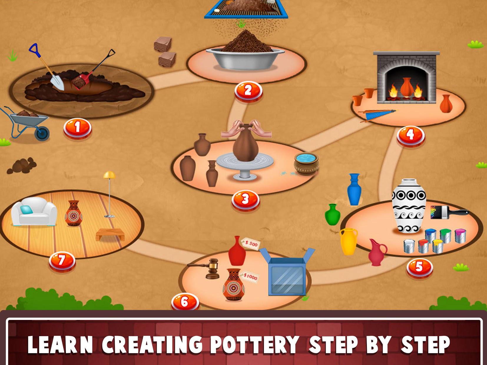 Pottery Simulation - Create Fashionable Clay Art_游戏简介_图3