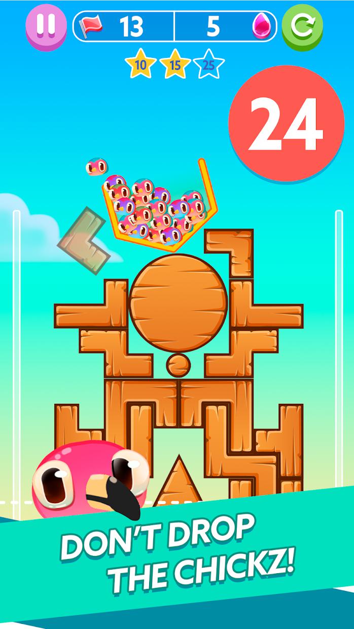 Chickz - Physics based puzzle game_游戏简介_图3