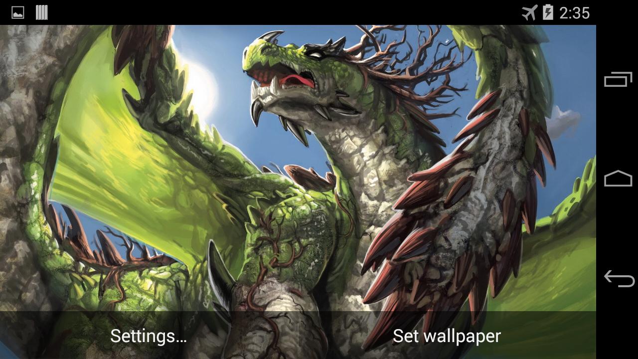 Green Dragon Live Wallpaper_截图_4