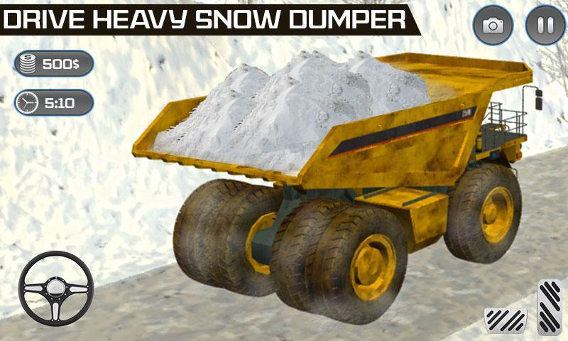 Snow Plow Rescue Truck Loader_游戏简介_图2