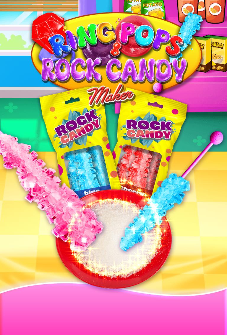 Ring Pop & Rock Candy Maker - Rainbow Cooking Kids_游戏简介_图3