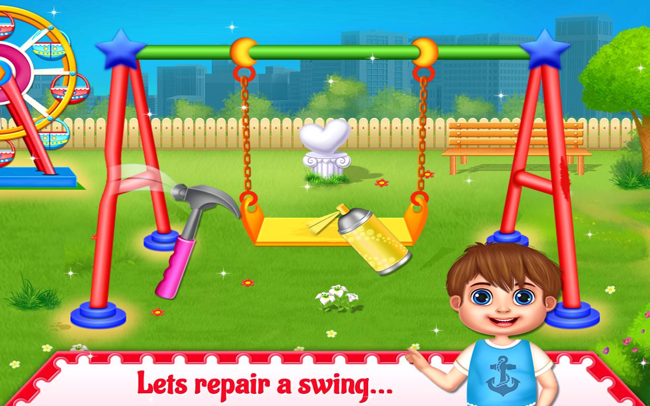 Kids Amusement Park - Cleanup and Repair_截图_2