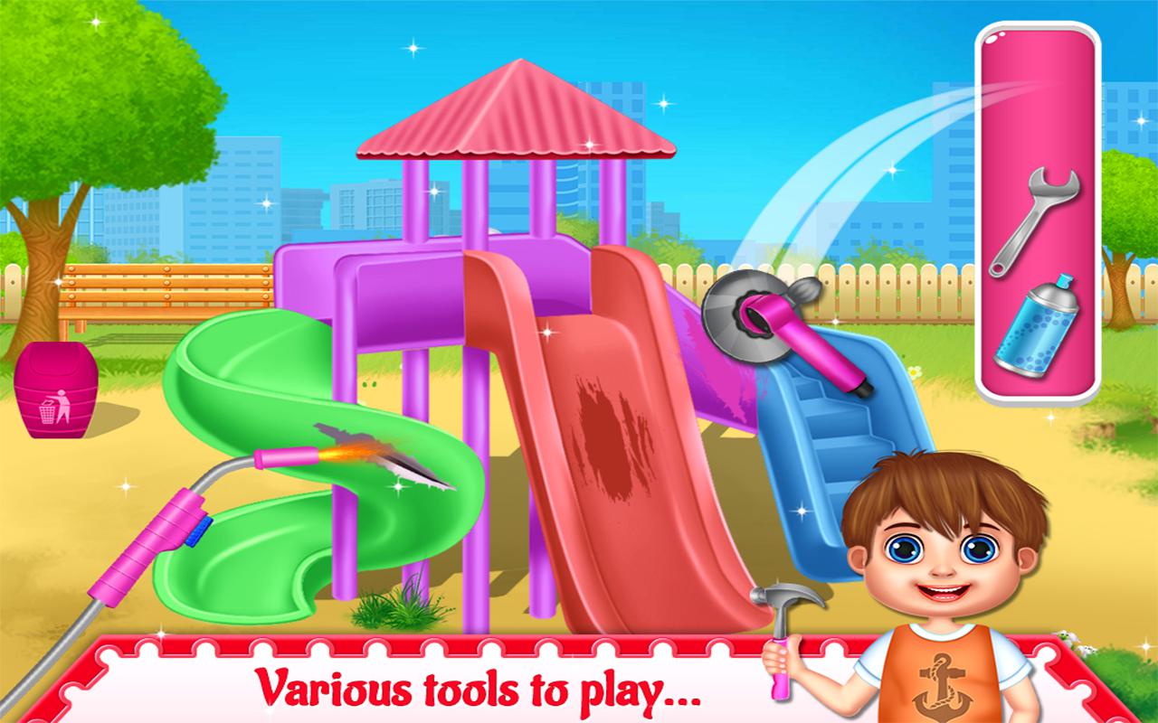 Kids Amusement Park - Cleanup and Repair_截图_3