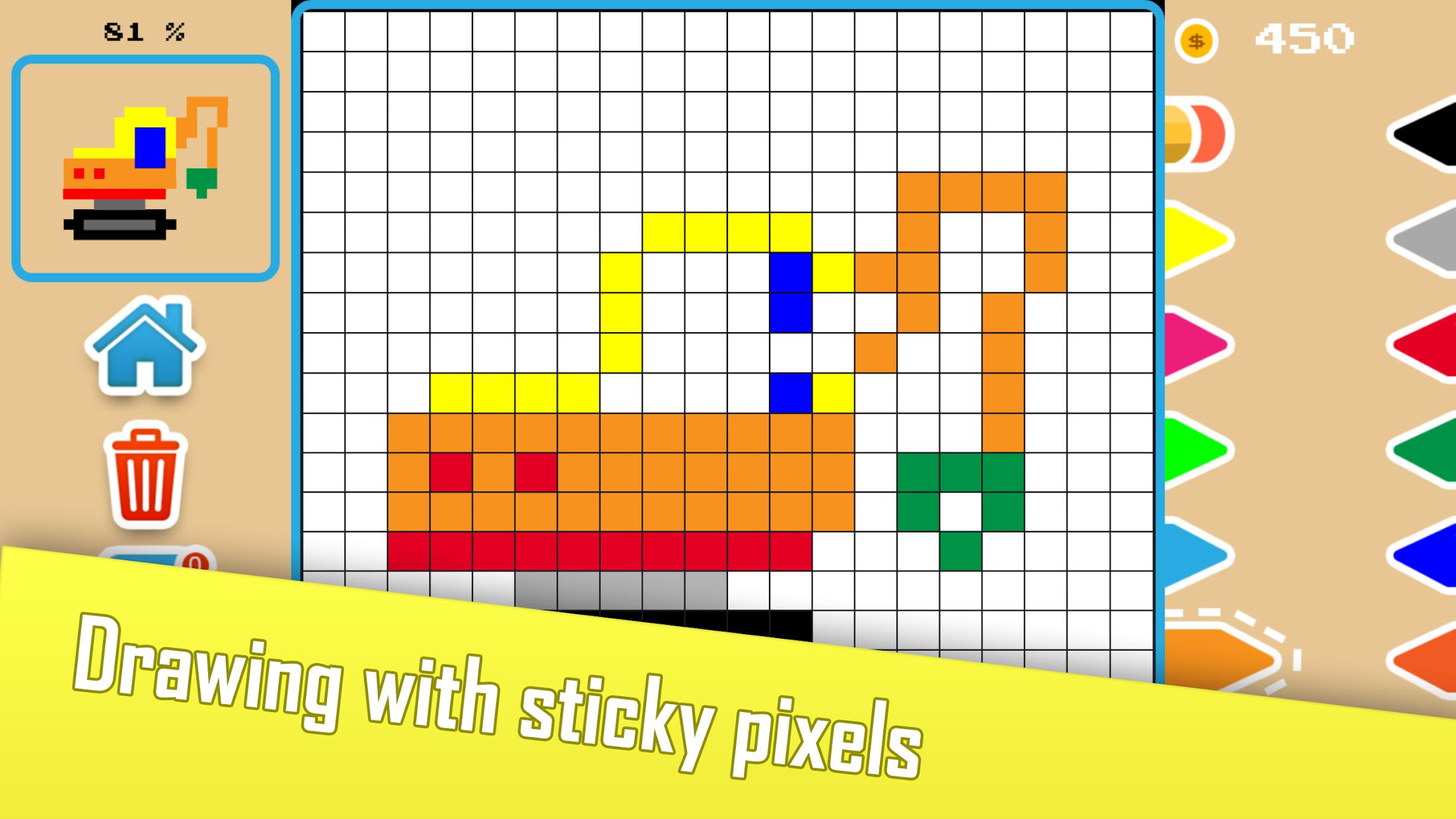 Sticky Pixels - Coloring Book_截图_2