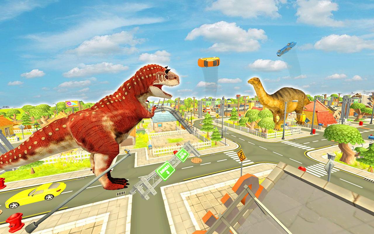 Dino Rampage Attack: City T-Rex VS Angry Gorilla_游戏简介_图3