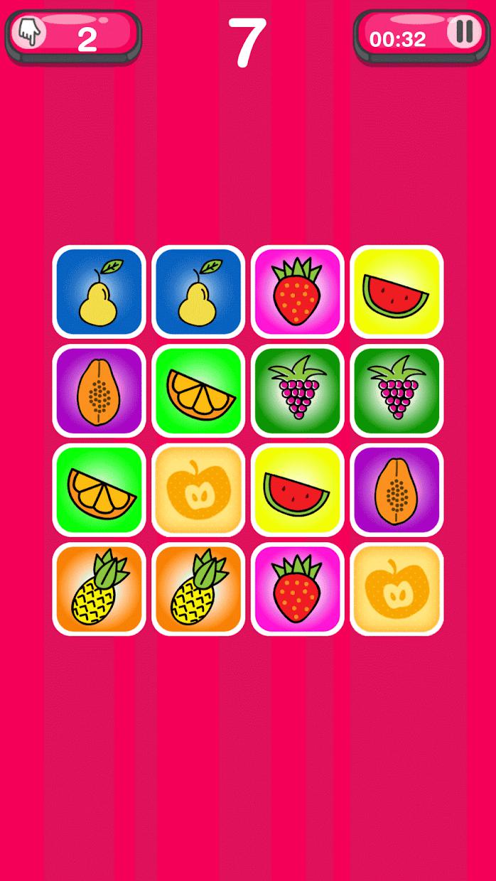 Fruits Matching Game for Kids