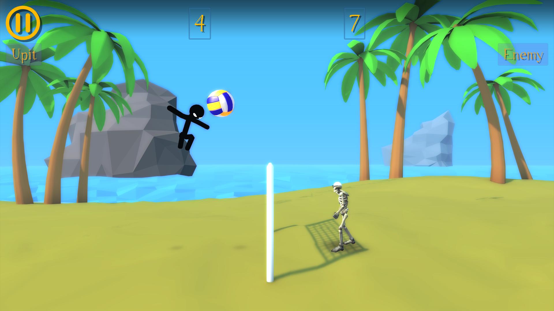 疯狂排球3D体育游戏 Crazy Volleyball 3D_截图_5