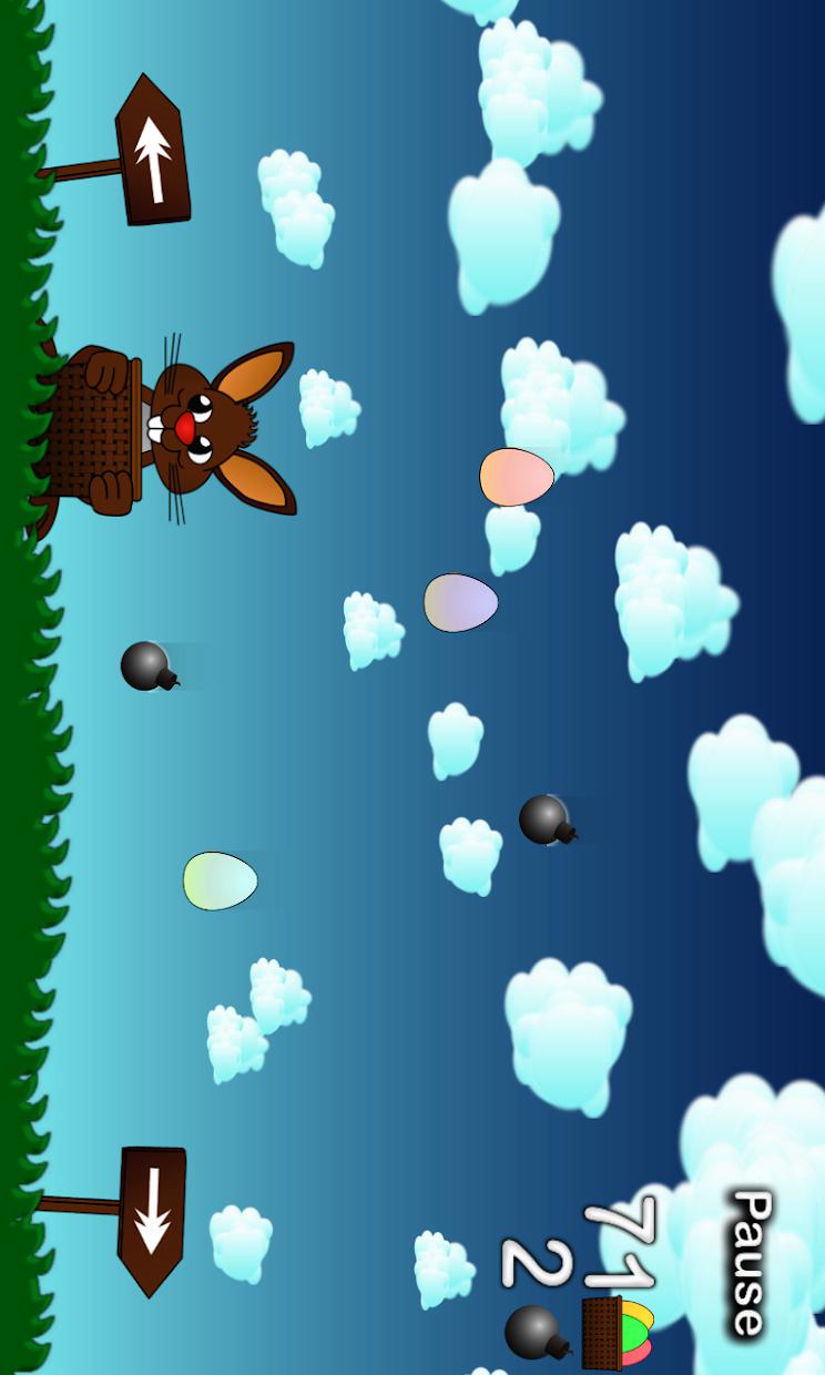 Rushing Bunny, help me to collect all the eggs