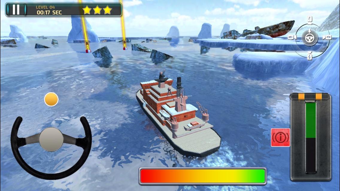Icebreaker Boat Simulator Parking Games 2017_截图_3