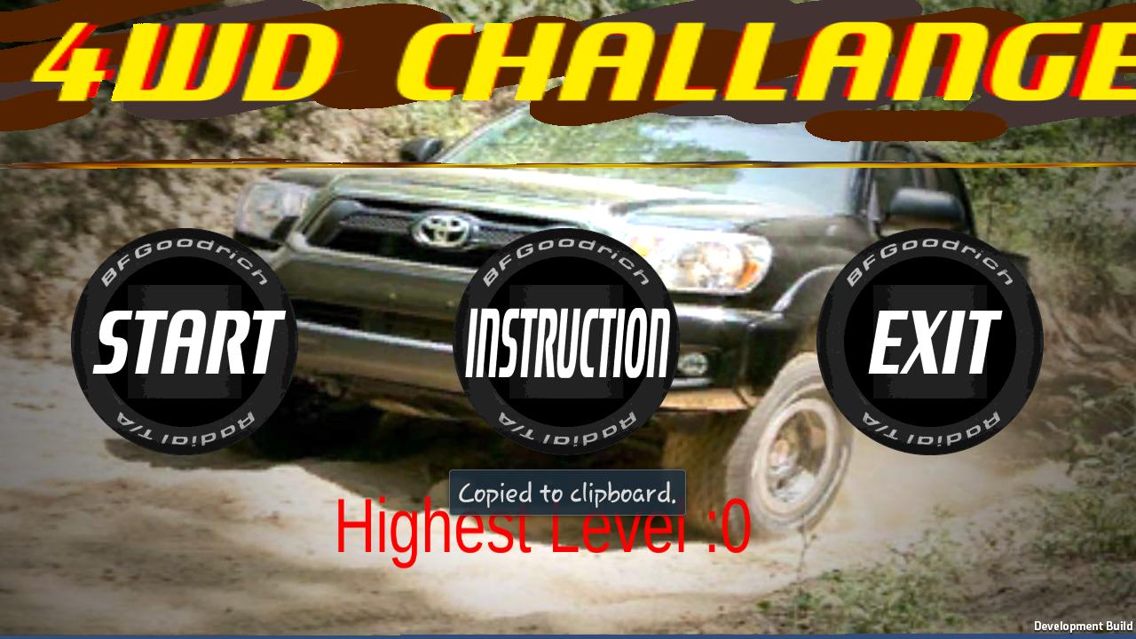 4WD challenge_截图_2