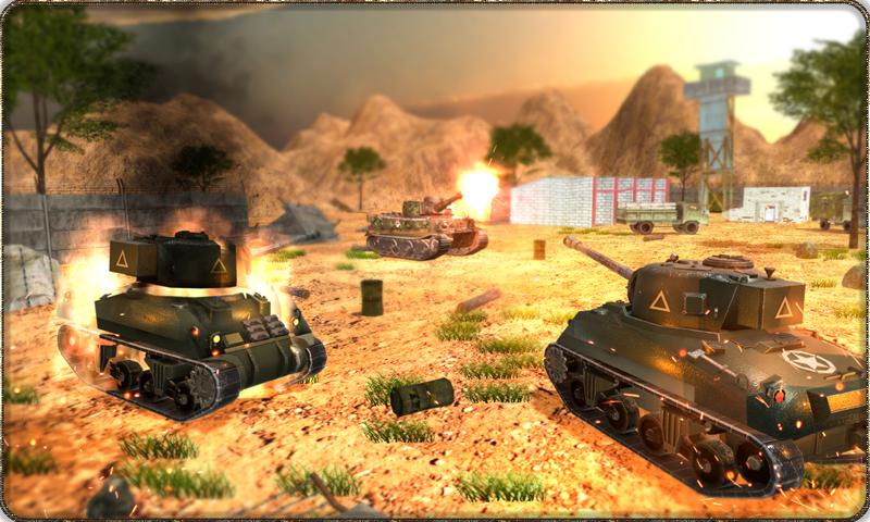 Modern Tank War Simulator Battle Revolution 2018_截图_2