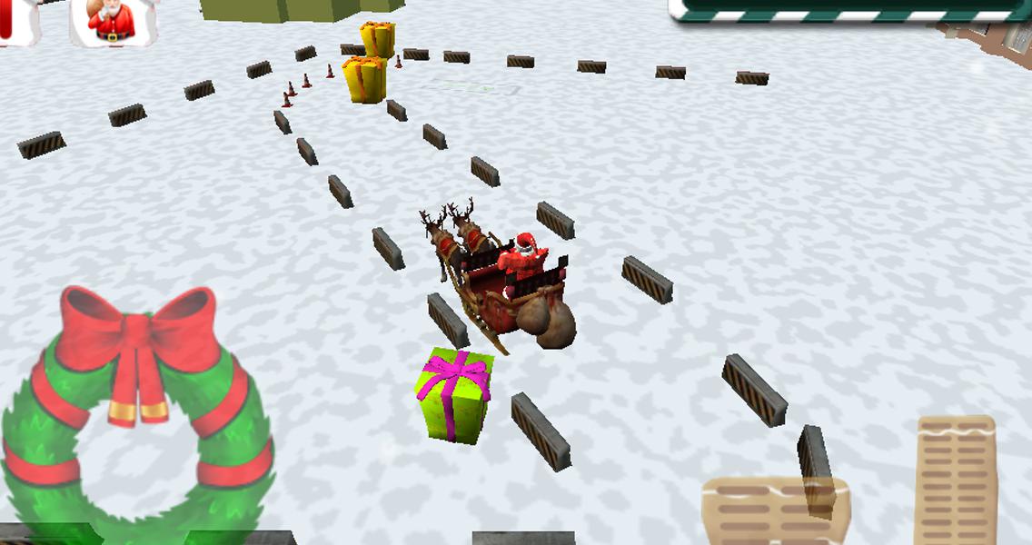 圣诞老人的雪橇停车3D Santa_截图_4
