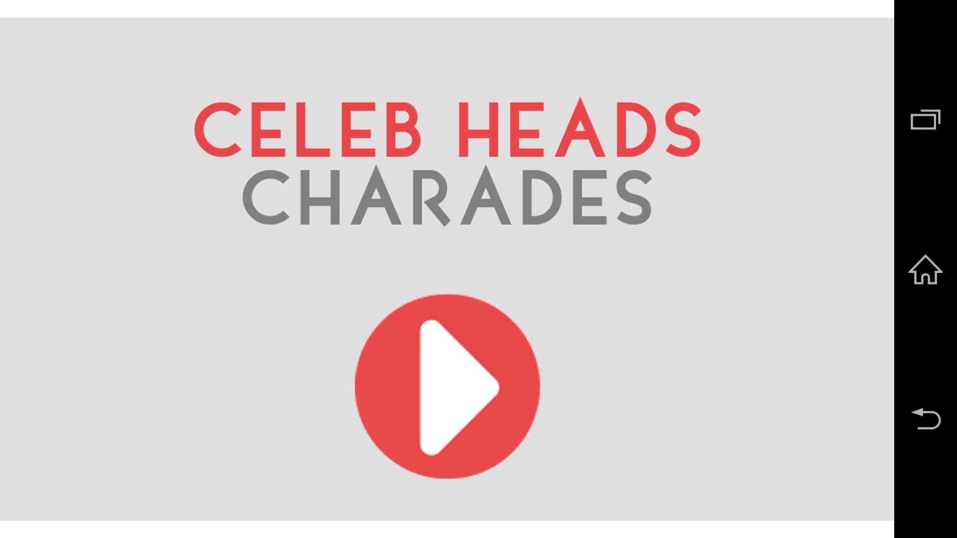 GOLD Heads Up Charades!