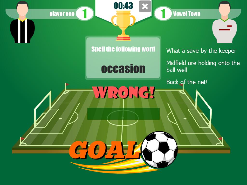 Football Word Cup - The Football Spelling Game