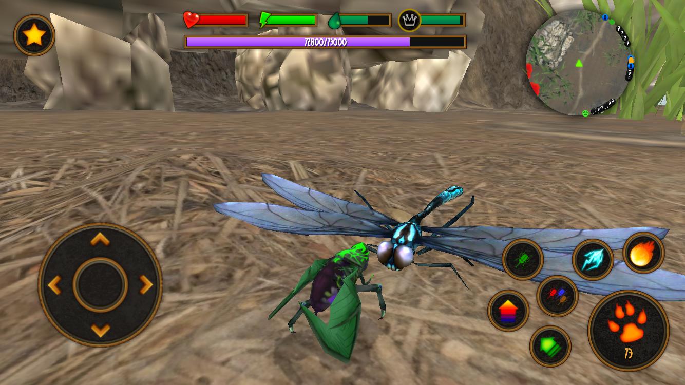 Flying Monster Insect Sim_截图_5