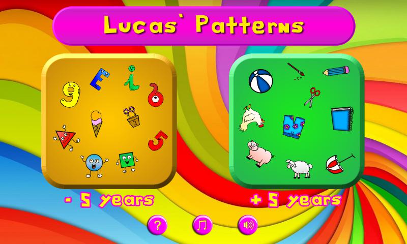 Lucas' Logical Patterns Game