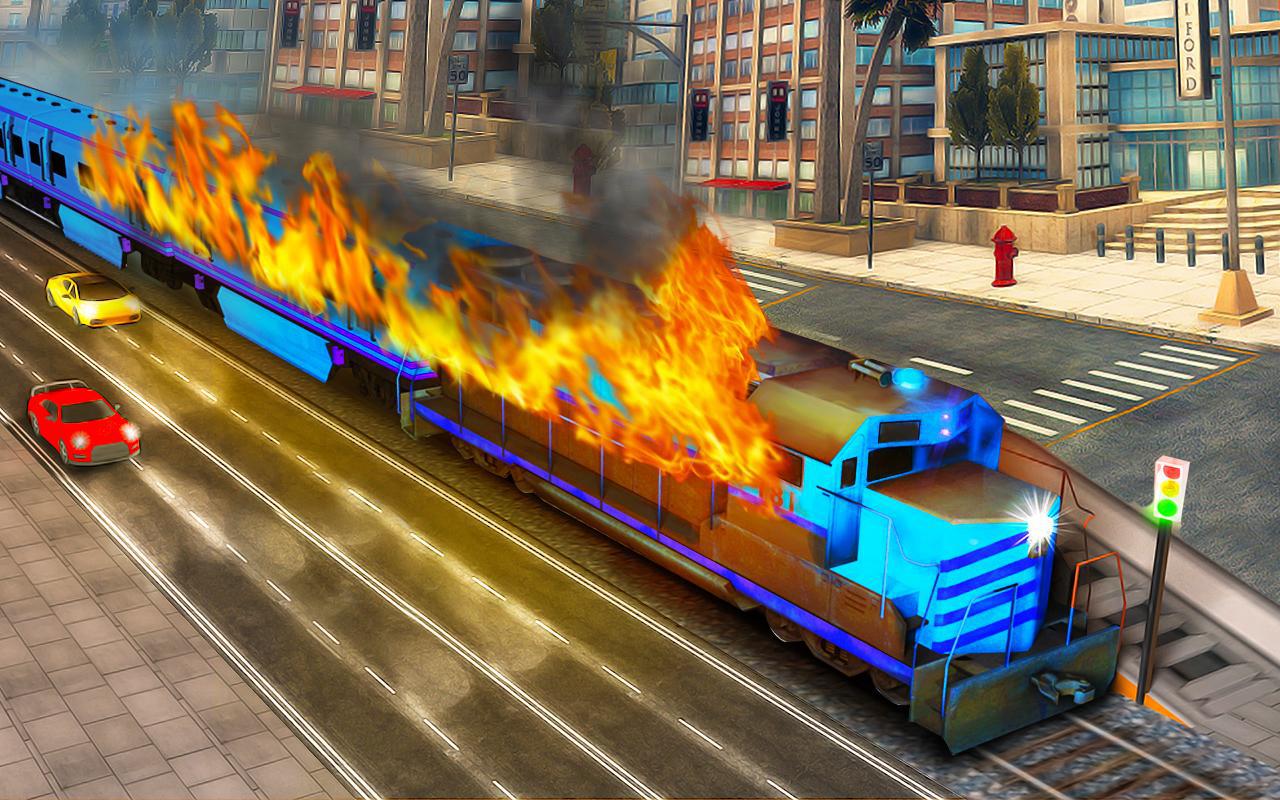 Burning Train Simulator Games_截图_5