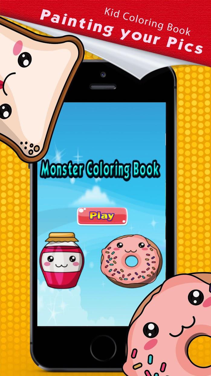 Monster Kid Coloring Book Pro