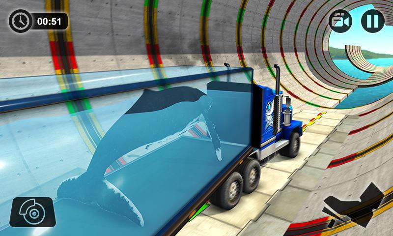 Impossible Whale Transport Truck Driving Tracks_截图_2
