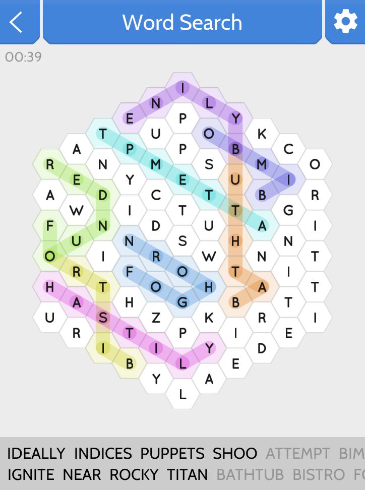 Word Search: Hexagons_截图_5