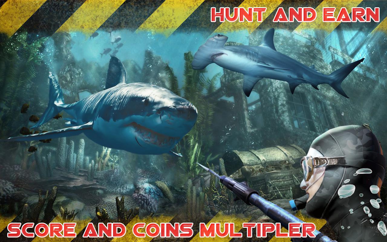 Wild Shark Fish Hunting game_截图_2