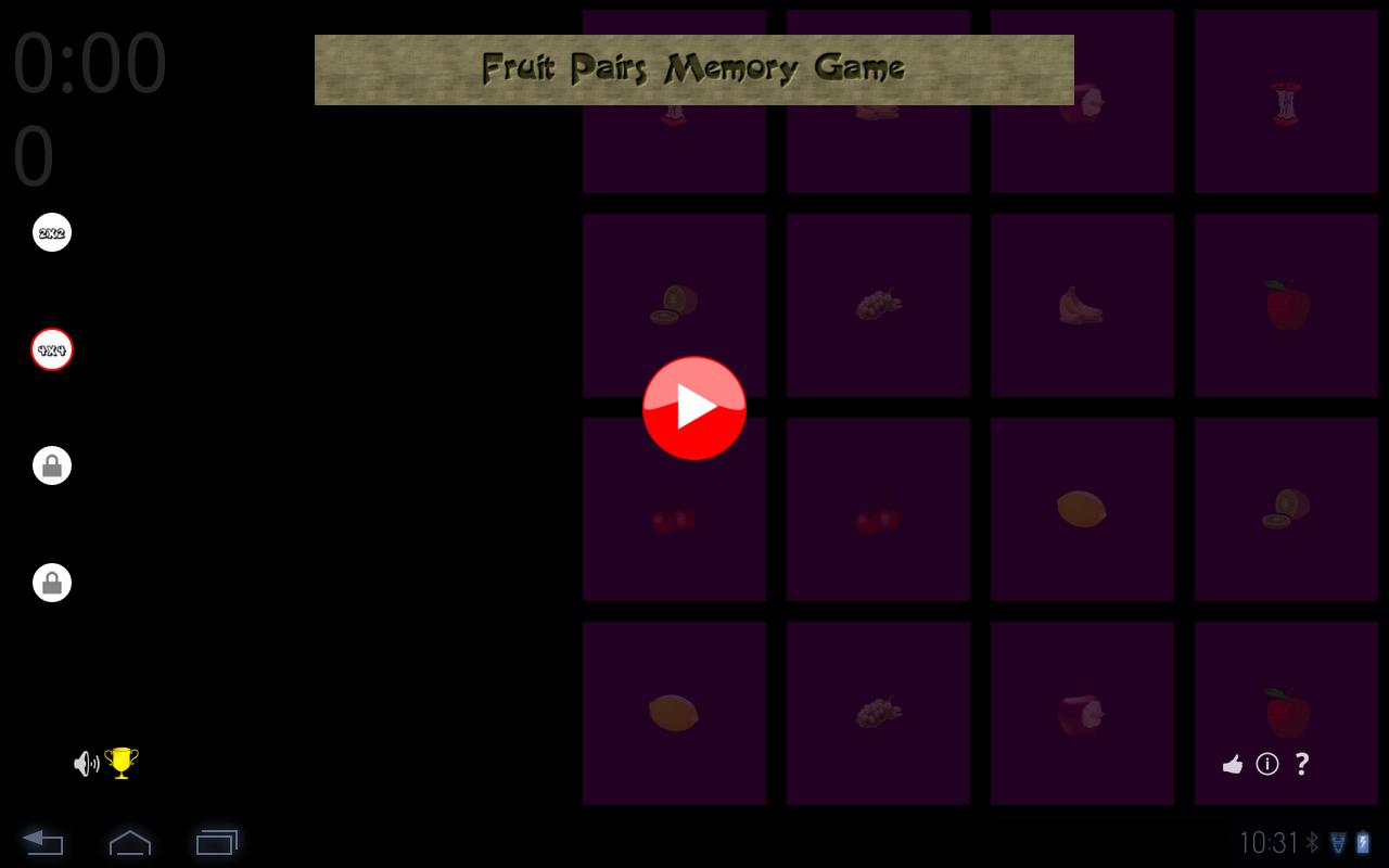 Fruit Pairs Memory Game_截图_5