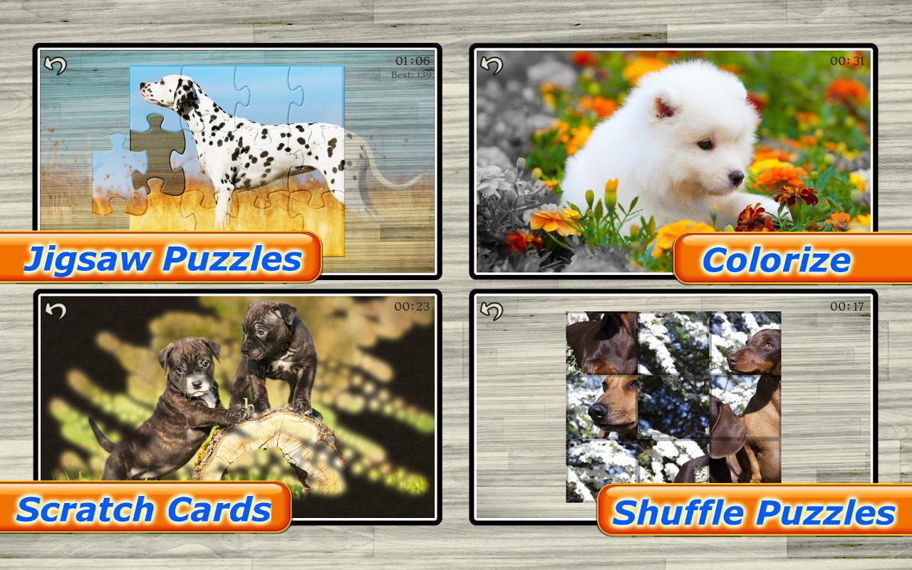 Dog Puzzles - Play Family Games with kids_截图_3