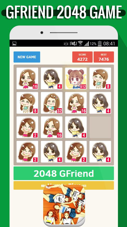 2048 GFriend KPop Game_游戏简介_图3