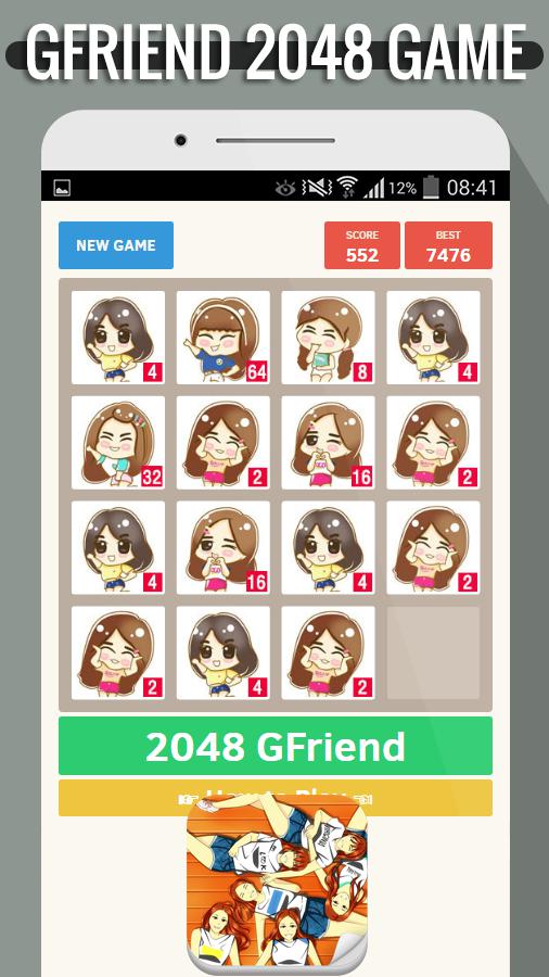 2048 GFriend KPop Game_游戏简介_图4