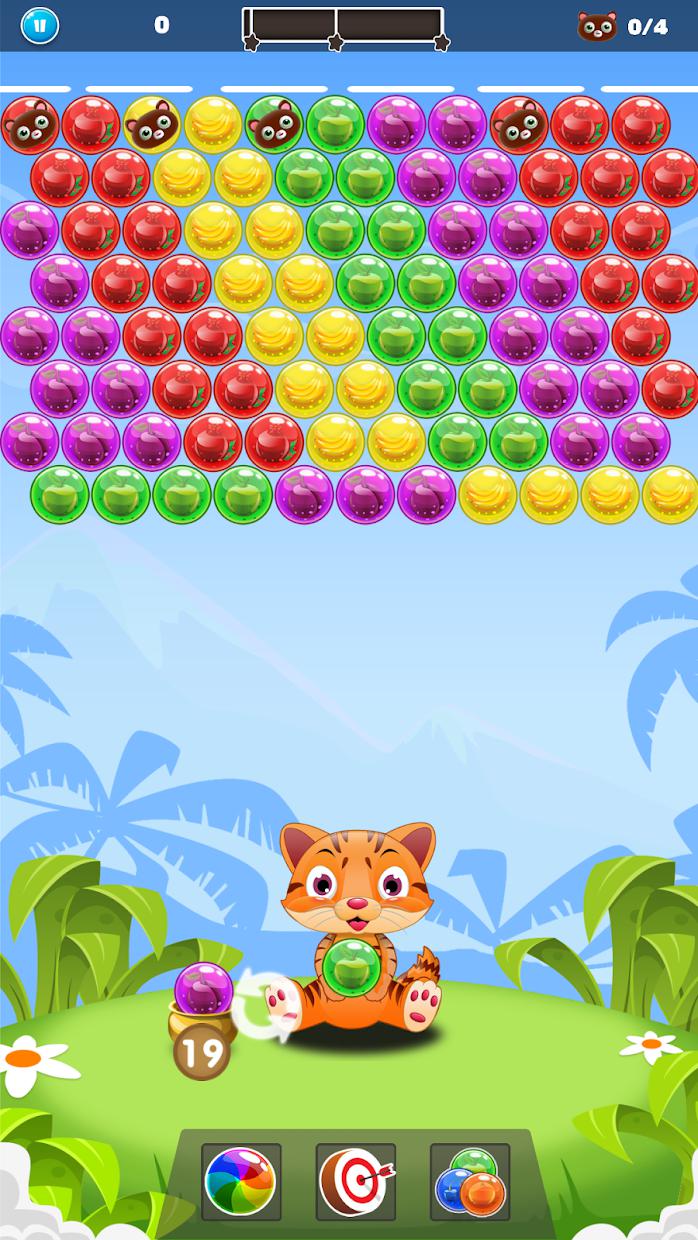Cats Bubble Pop : Cat bubble shooter rescue game_截图_5