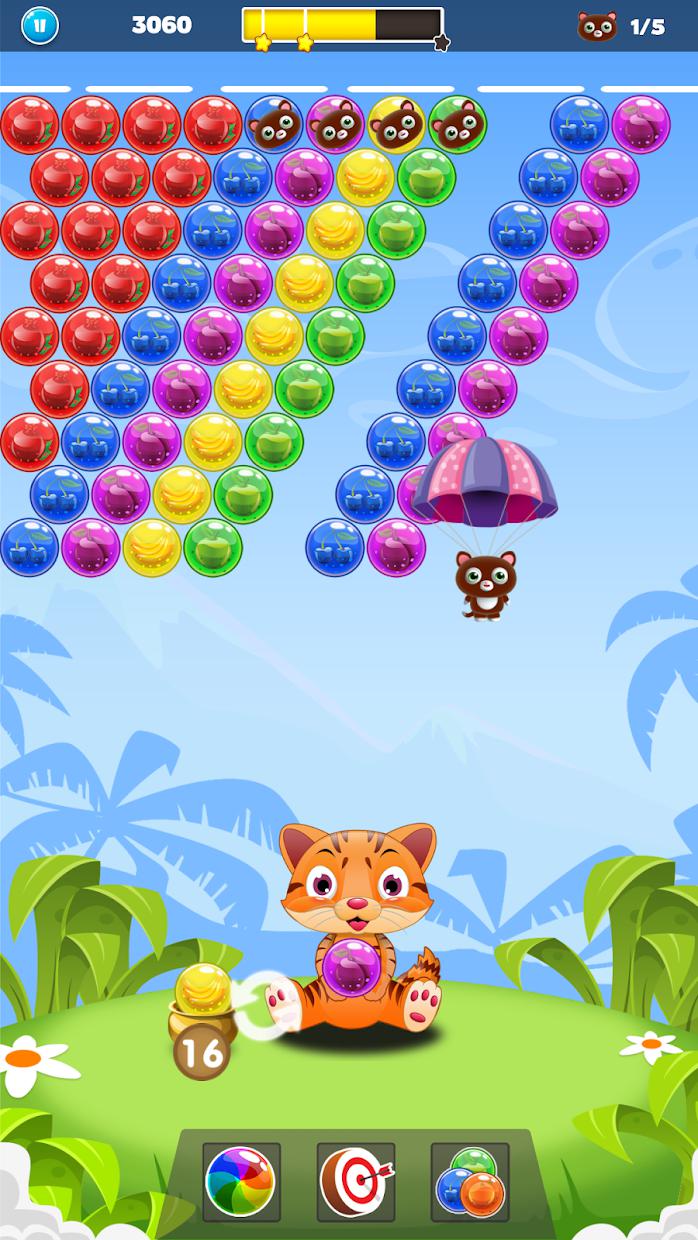 Cats Bubble Pop : Cat bubble shooter rescue game_截图_6
