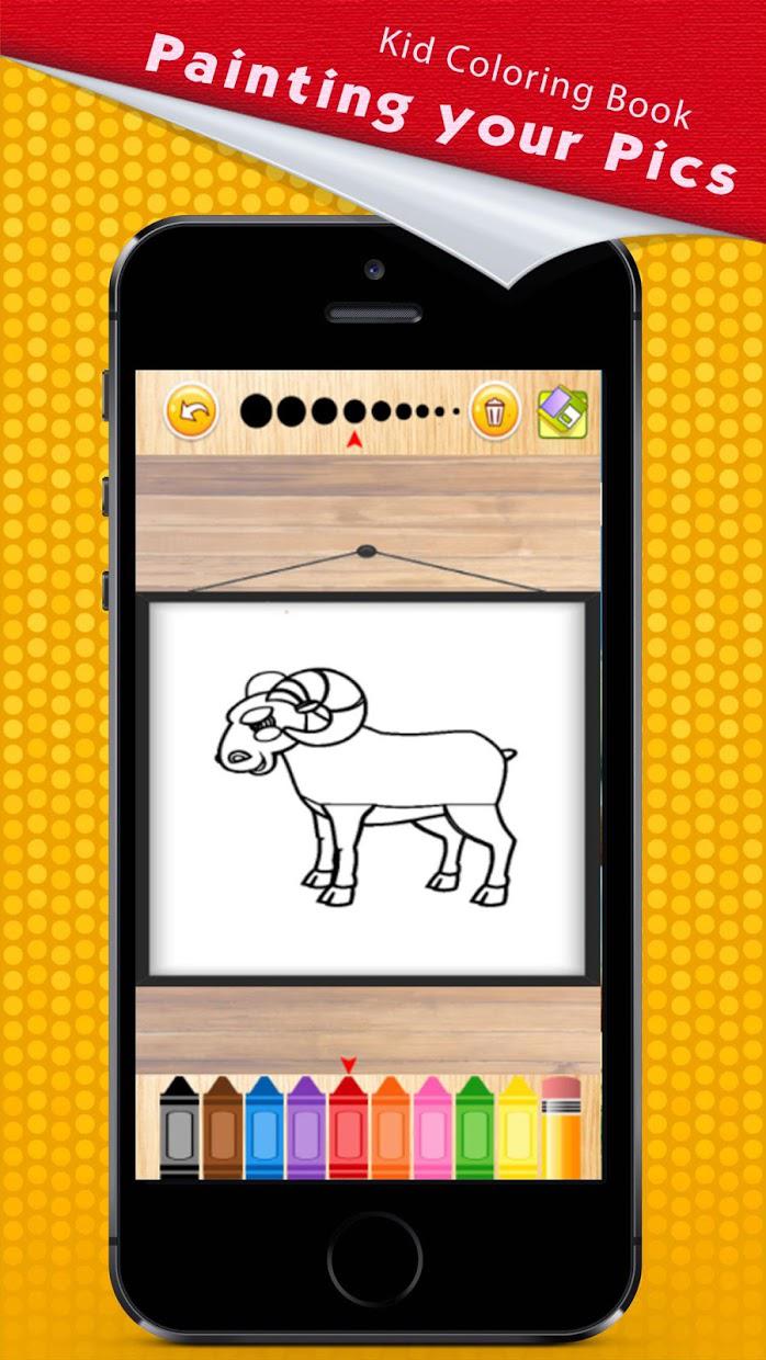 Animal Coloring Page for kid game_截图_3