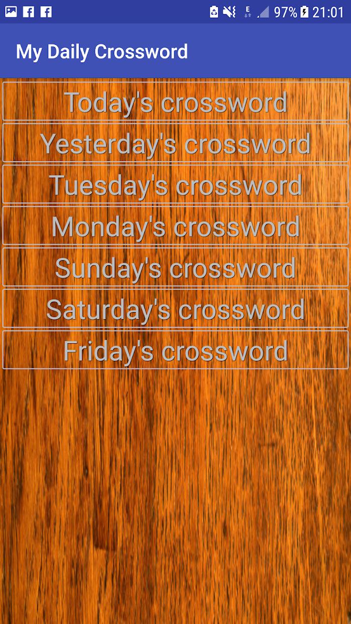 My Daily Crossword_截图_3