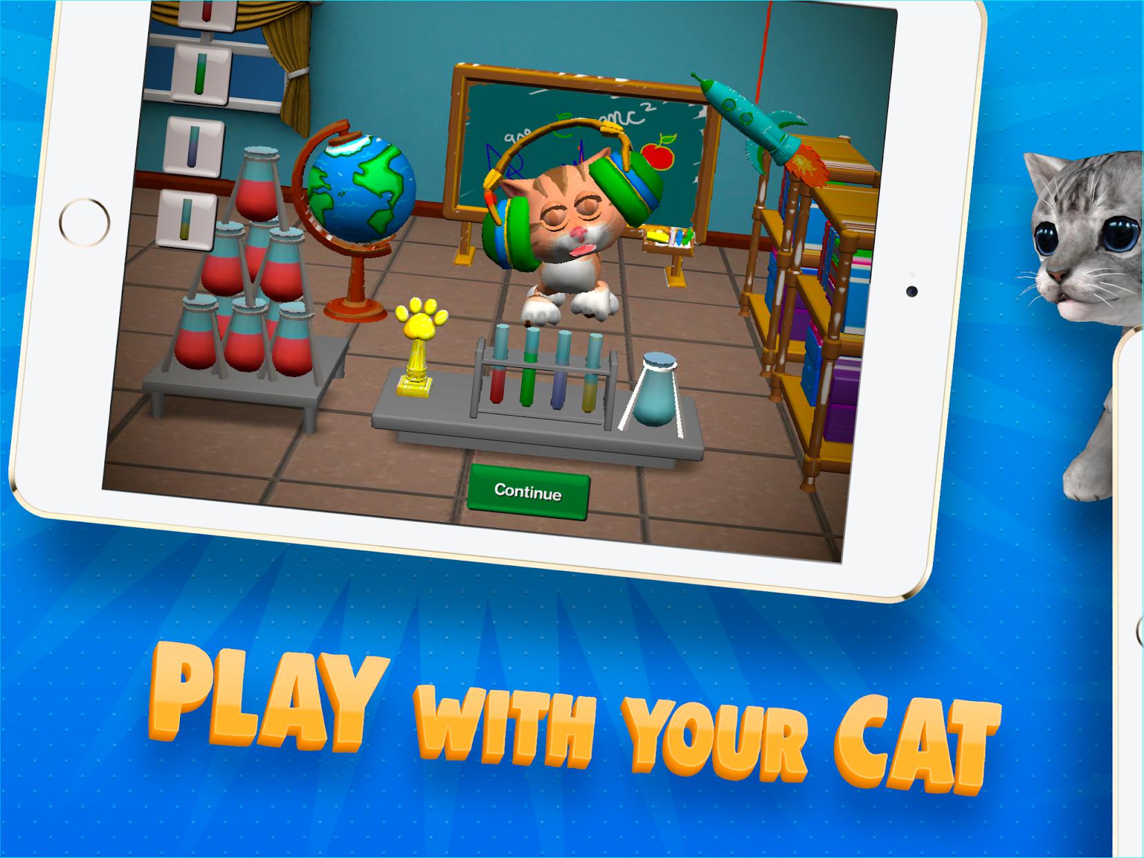 3D Coloring Book for Kids and Adults Paint My Cat_游戏简介_图3