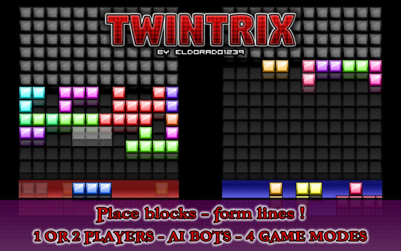 TwinTrix Falling Blocks Arcade_截图_2