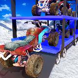 雪上运输运输卡车3D