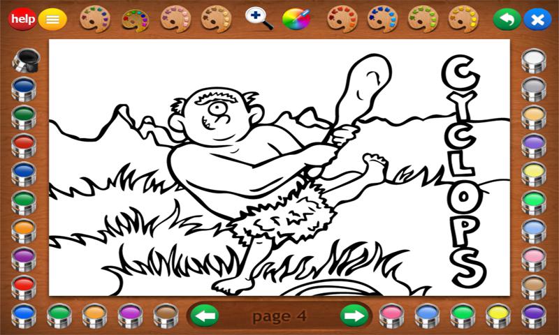 Coloring Book 29 Lite: Mythical Creatures_截图_5