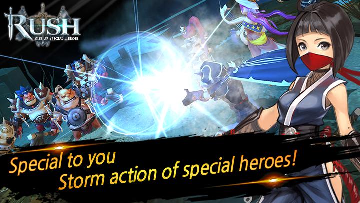 RUSH : Rise up special heroes_游戏简介_图4
