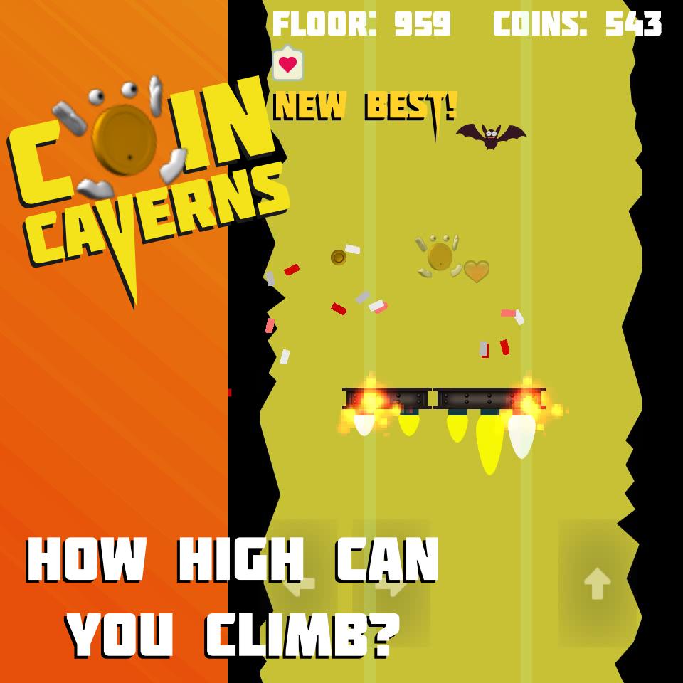 Coin Caverns - endless arcade platforming fun_截图_6