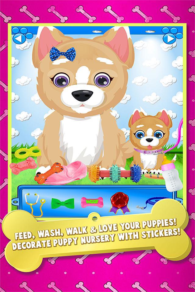 Newborn Puppy & Mommy Dog Virtual Pet Shop Animals_游戏简介_图3