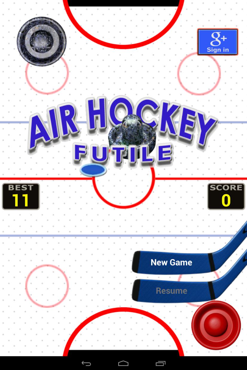 Air Hockey Futile