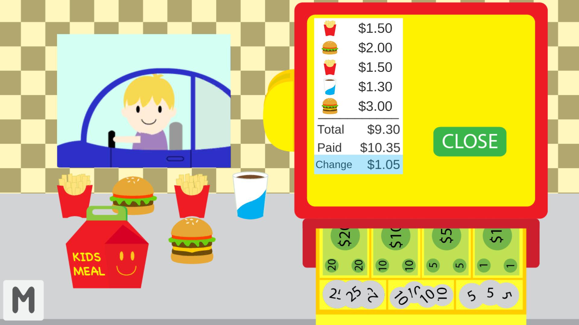 Kids Burger Cash Register_截图_4