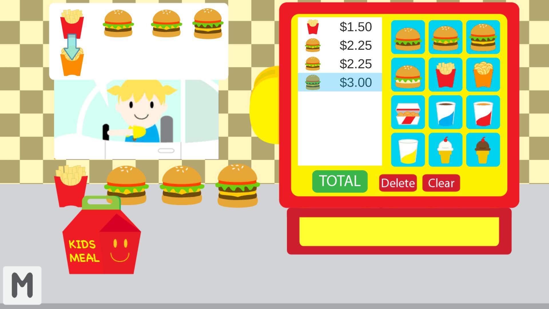 Kids Burger Cash Register_截图_6