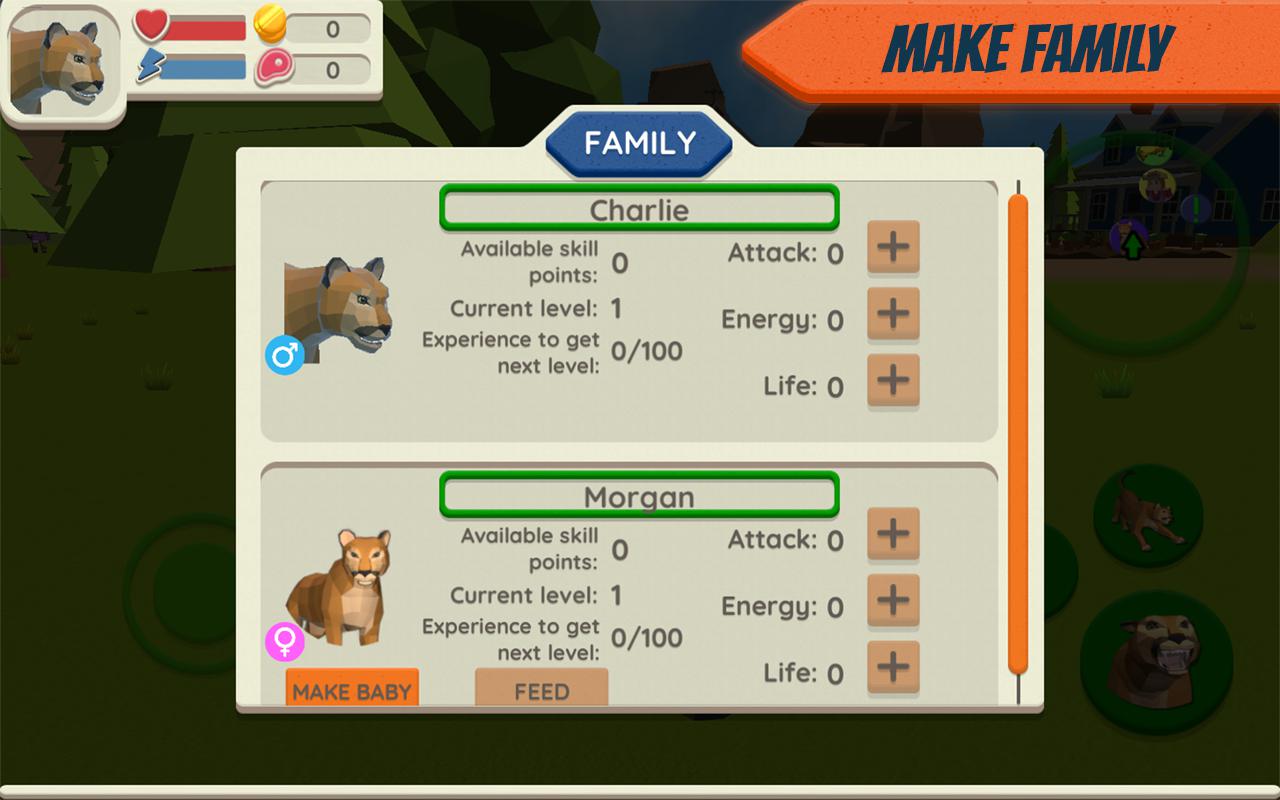 Cougar Simulator: Big Cat Family Game下载安装,游戏官方正版下载-OurPlay加速器