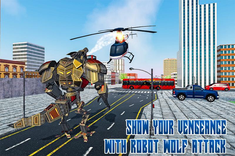 Robot Wolf Attack 3D_截图_3