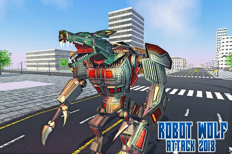 Robot Wolf Attack 3D_截图_5