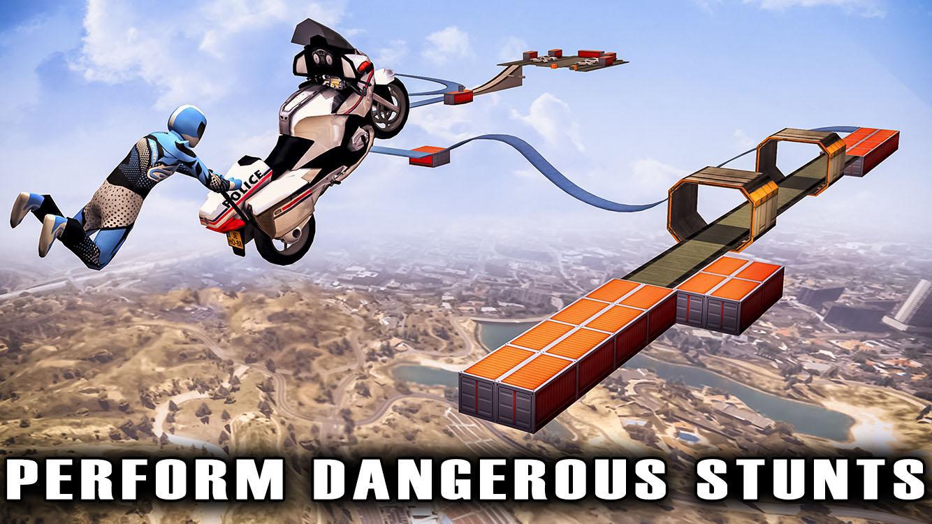Impossible Furious Moto Stunt Driving_截图_4